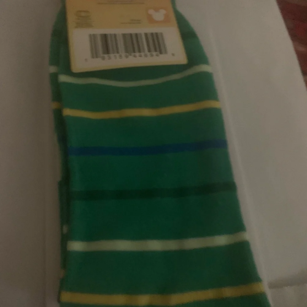 NEW Disney Stitch Green Lucky Socks NWT